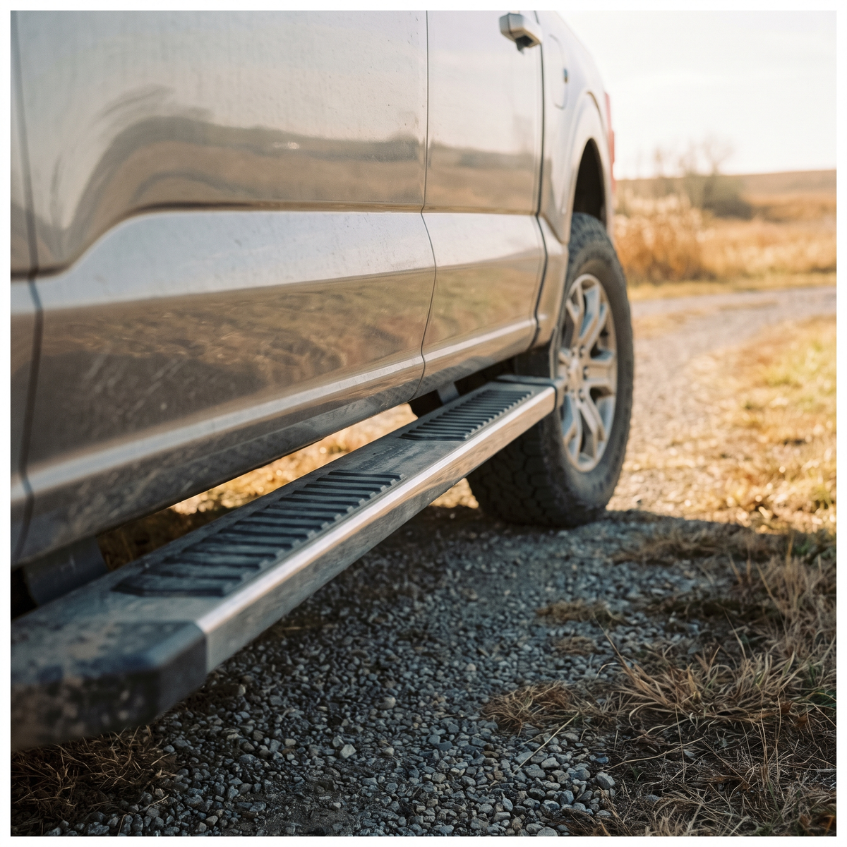 Running boards on a 2021+ Ford F-150 SuperCrew