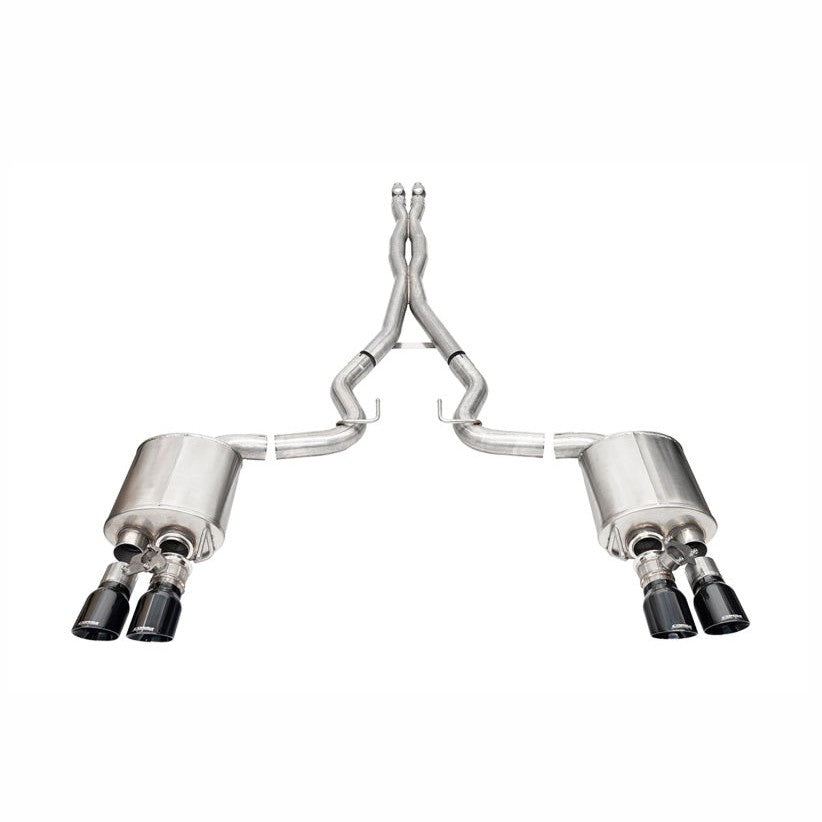 CORSA Performance Corsa 2024-2025 Ford Mustang V8 5.0L 3in Cat-Back Exhaust System w/ Twin 4in Black Pro-Series Tips