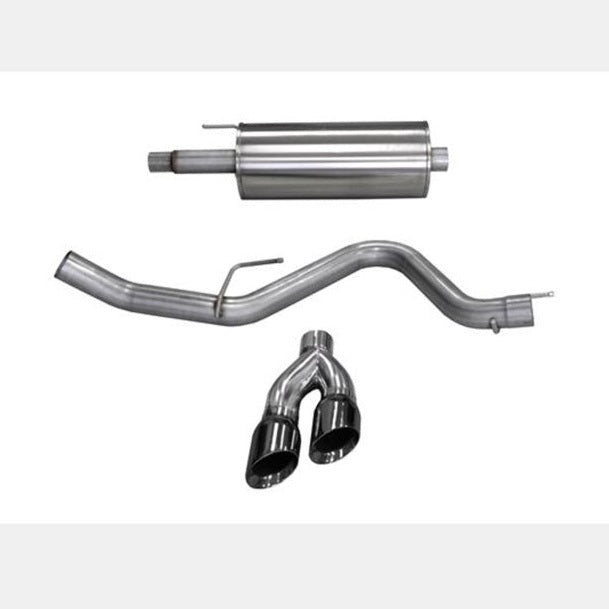 CORSA Performance Corsa 2015-2020 Ford F-150 5.0L V8 (Super Crew Cab) Black Sport Single Side Dual 4in Tips CB Exhaust