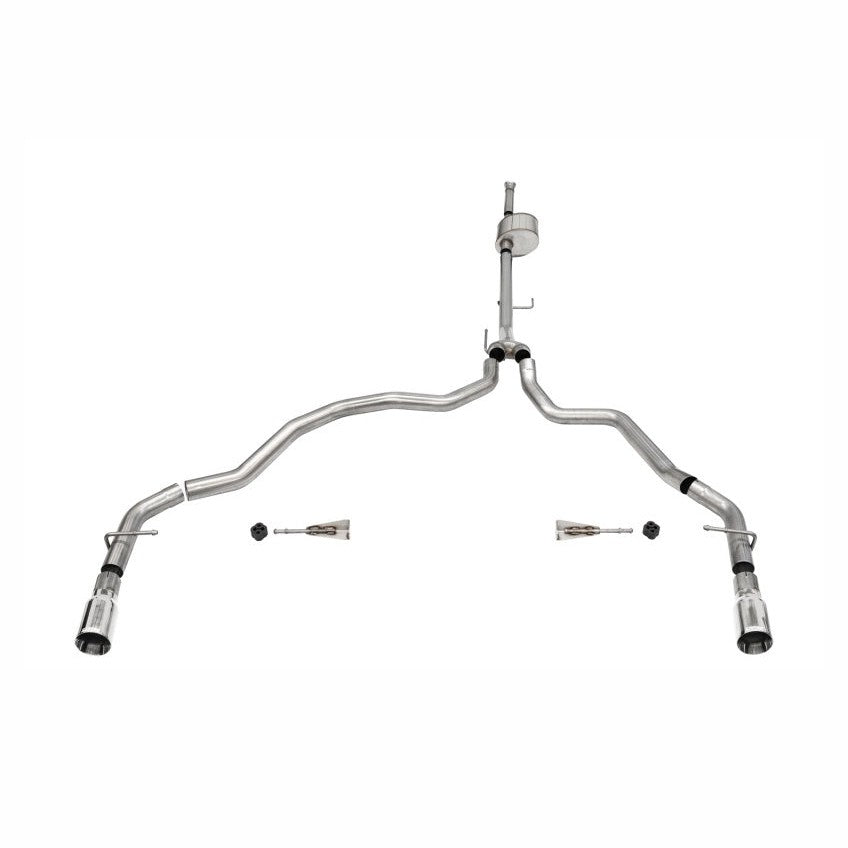 CORSA Performance Corsa 2021-2025 Ford F-150 SuperCab/6.5in Bed 5.0L V8 Xtreme Cat-Back Dual Rear Exit-Polished