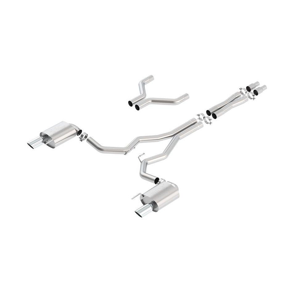Borla Borla Atak Cat-Back 15-17 Ford Mustang GT 5.0L V8 MT/AT 3in pipe 4in tip