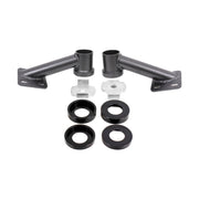 BMR Suspension BMR 15-17 S550 Mustang Cradle Bushing Lockout Kit - Black Hammertone
