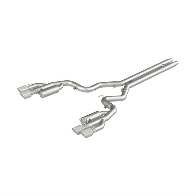 MBRP MBRP 18-19 Ford Mustang GT 5.0 3in Cat Back Quad Tip Race Version - AL