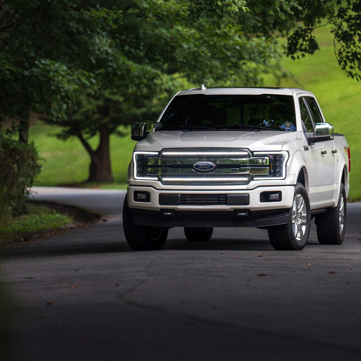 XBG LED Grille: Ford F-150 (18-20 / Chrome / White DRL)