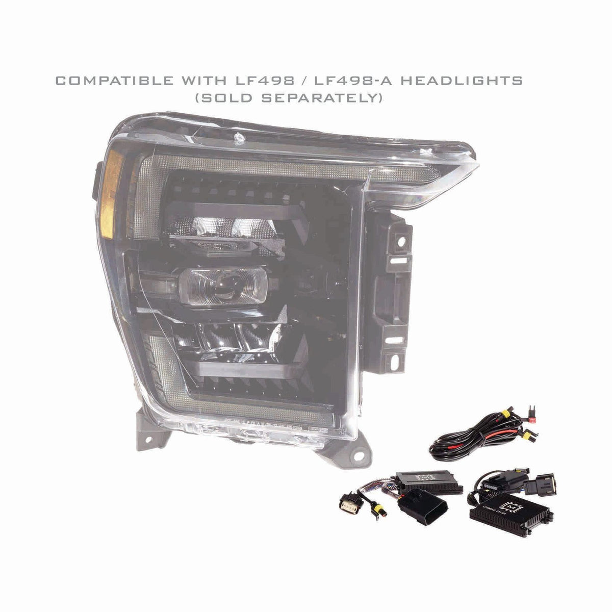 OE LED Headlight Adapters: 2021+ Ford F150