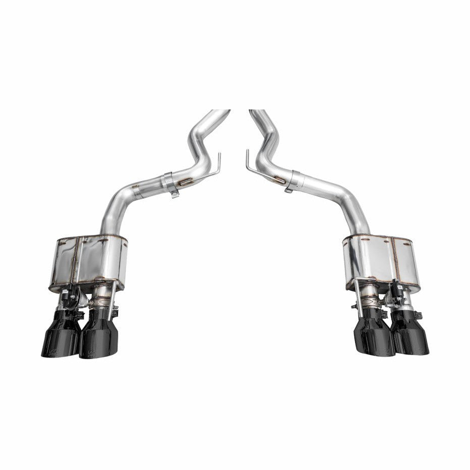 AWE Tuning AWE 2024 Ford Mustang GT Fastback S650 RWD SwitchPath Cat-Back Exhaust w/ Quad Diamond Black Tips