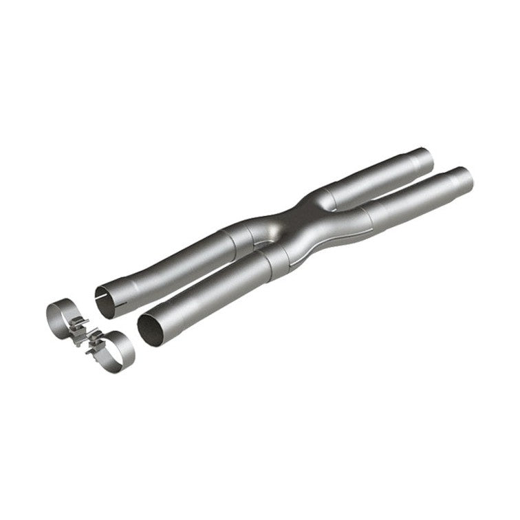 MBRP MBRP 15-19 Ford Mustang GT 2.5in Resonator Delete X-Pipe - AL
