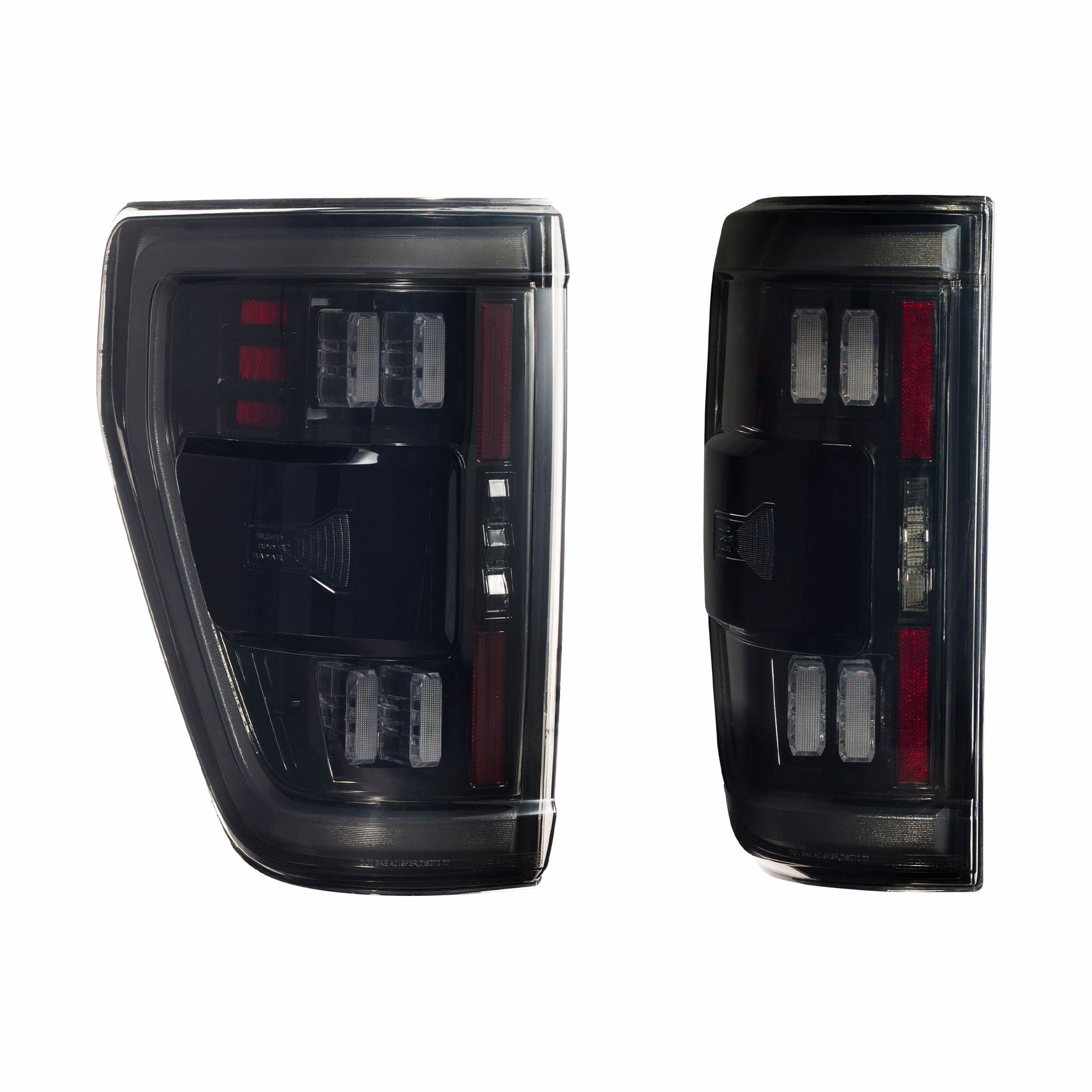 XB LED Tail Lights: Ford F-150 (21-23 / Smoked Lens / Set)