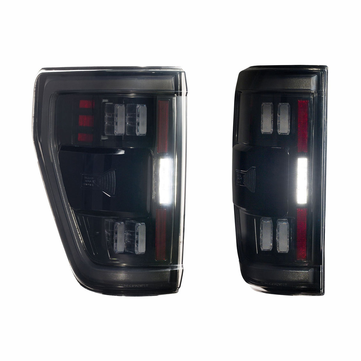 XB LED Tail Lights: Ford F-150 (21-23 / Smoked Lens / Set)