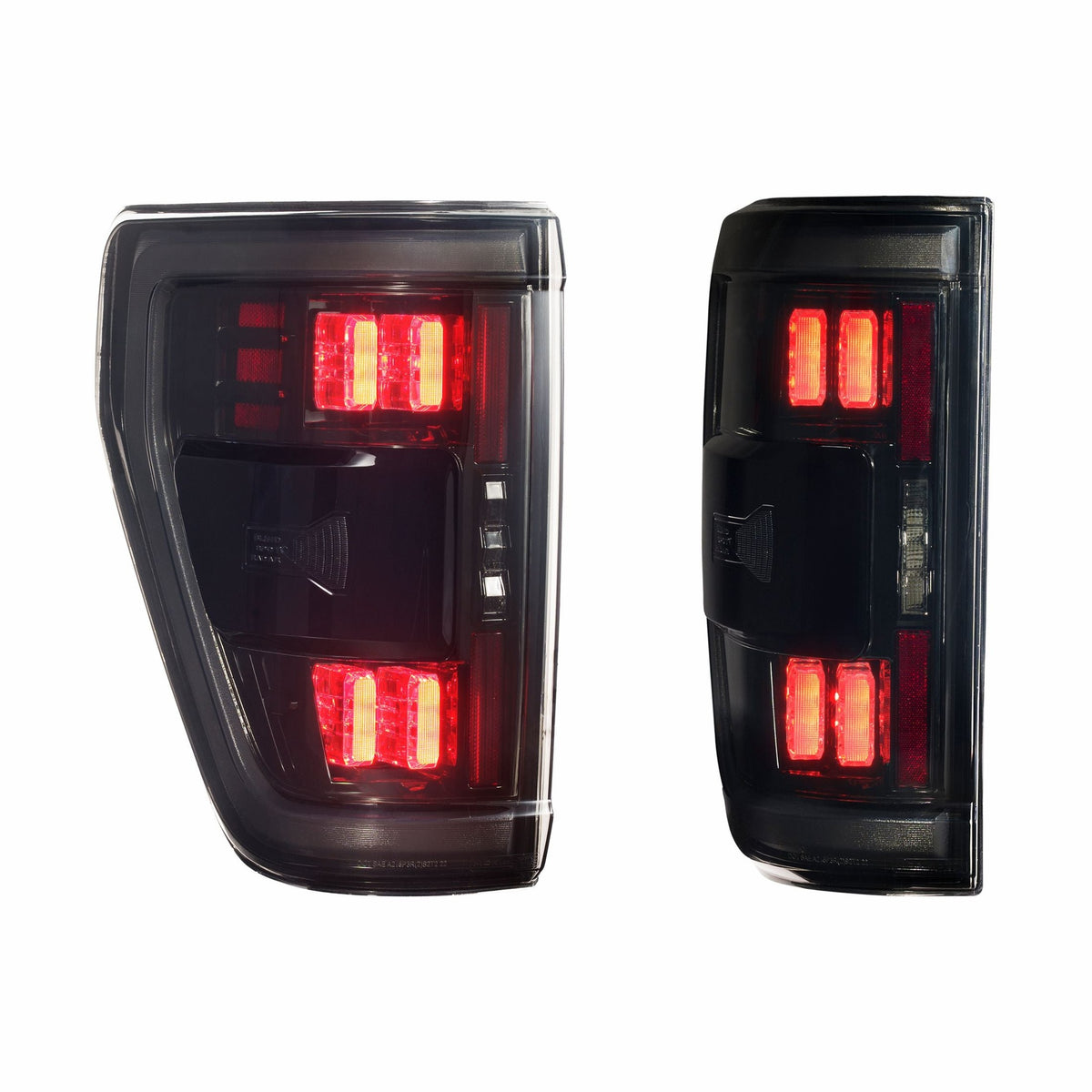 XB LED Tail Lights: Ford F-150 (21-23 / Smoked Lens / Set)