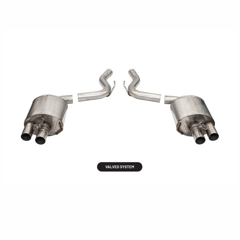 CORSA Performance Corsa 2015-2020 Ford Mustang GT350/R 5.2L V8 Dual Rear Axle-Back- Stainless Dual Rear Exit