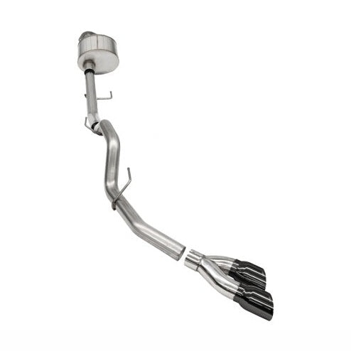 CORSA Performance Corsa 2021-2025 Ford F-150 Regular Cab/6.5in Bed 5.0L V8 Xtreme Cat-Back Single Side Exit-Black PVD