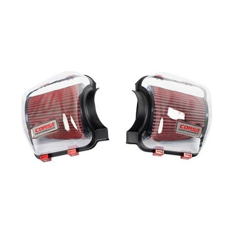 CORSA Performance Corsa 24-25 Ford Mustang GT 5.0L Clear Lids & Dry Filters