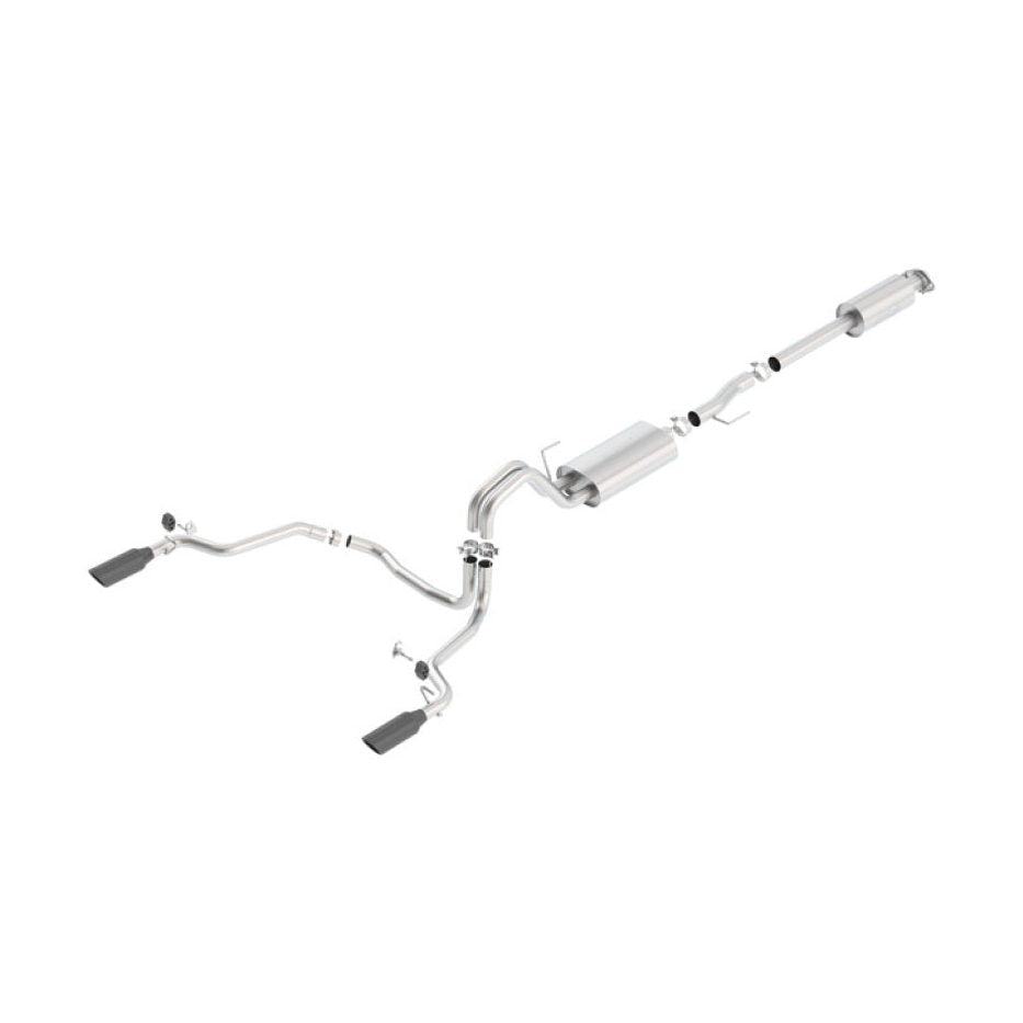 Borla Borla 15-17 F-150 2.7/3.5L V6 EcoBoost / 5.0L V8 Black Chrome Cat-Back Touring Exhaust