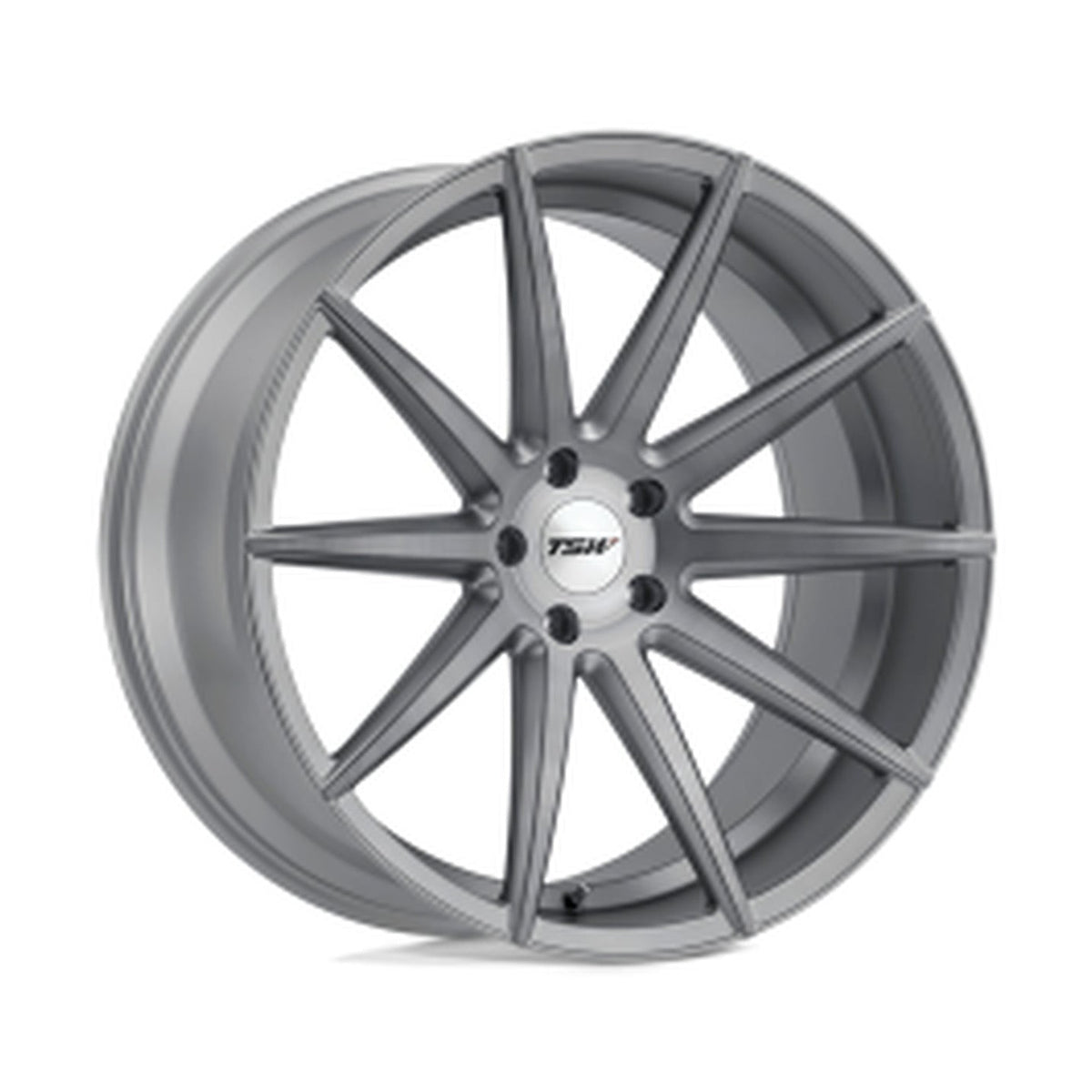 TSW Clypse titanium matte brushed face 18x8.5 wheel