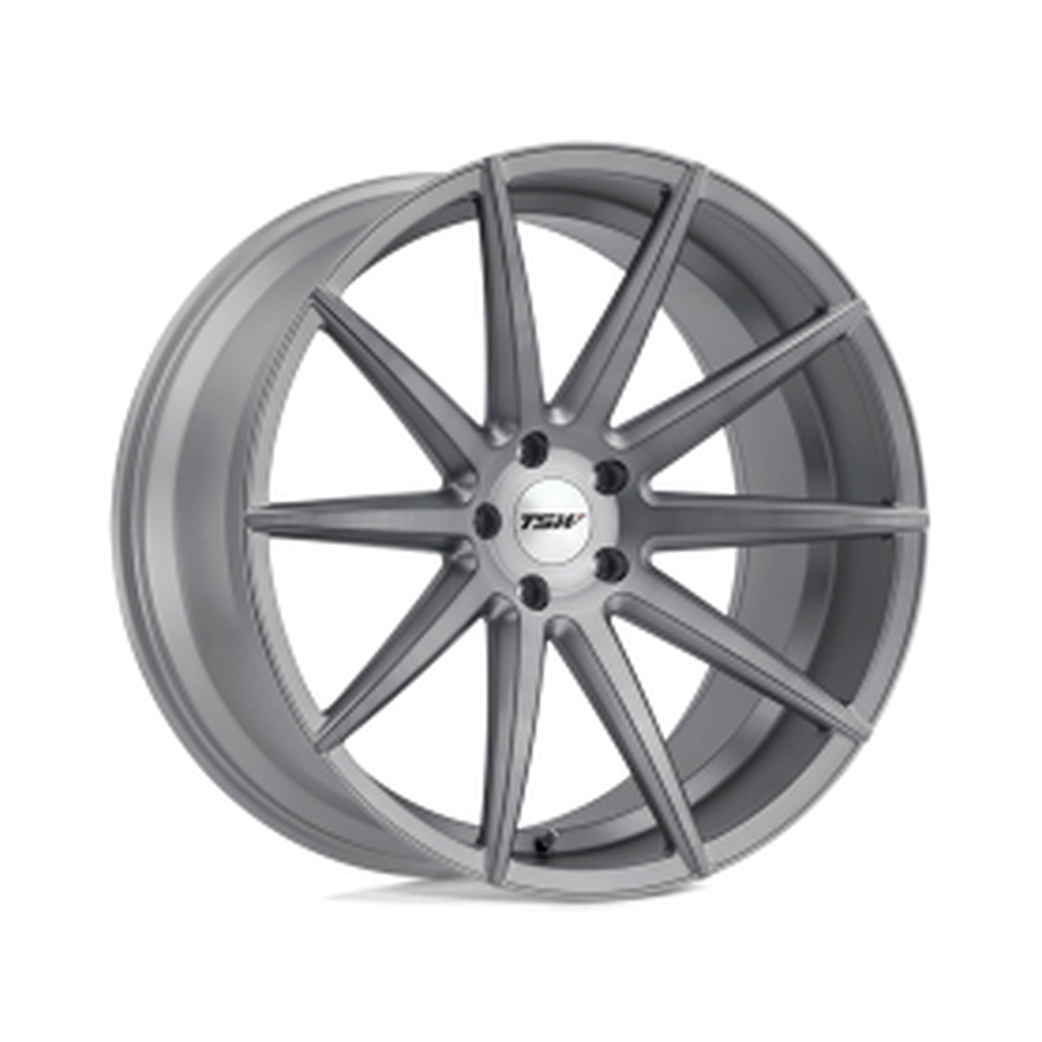 TSW Clypse titanium matte brushed face 18x8.5 wheel