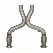 BBK BBK 11-14 Mustang 5.0 Short Mid X Pipe With Catalytic Converters 3.0 For BBK Long Tube Headers