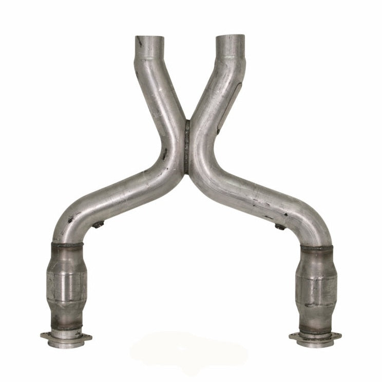 BBK BBK 11-14 Mustang 5.0 Short Mid X Pipe With Catalytic Converters 3.0 For BBK Long Tube Headers