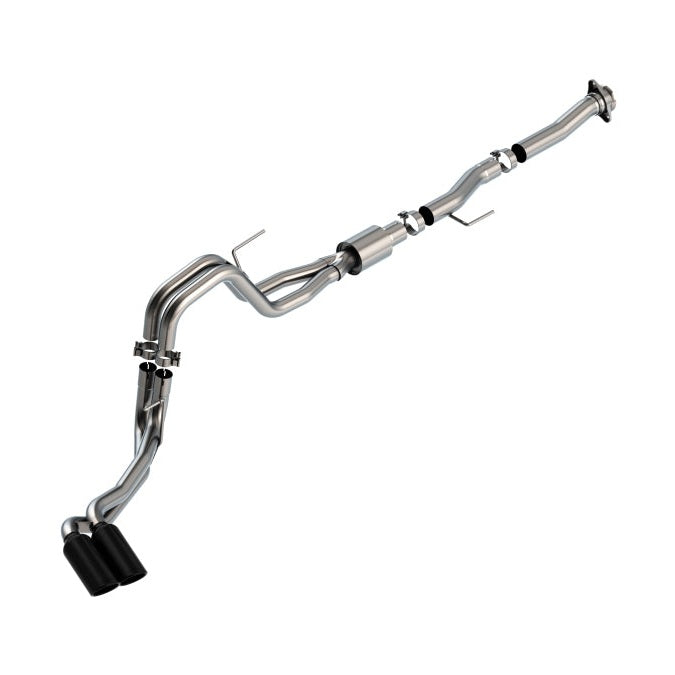 Borla Borla F-150 2021 5.0L 2dr RC SB (122.8 WB) XL/XLT 3/2.25 DSE Cat-Back ATAK Black Chrome Tips
