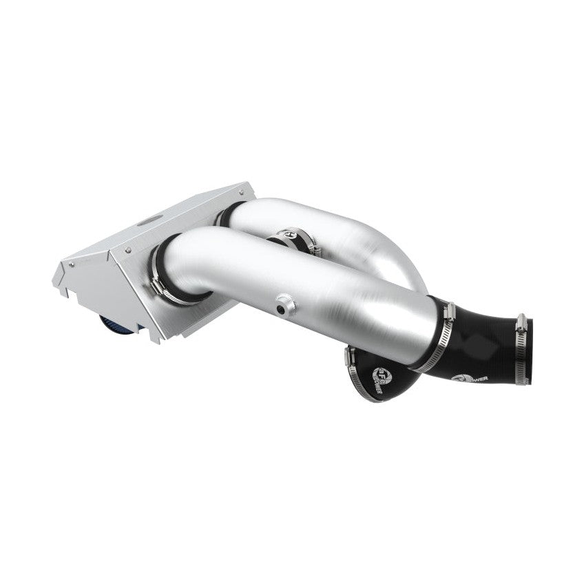 aFe aFe Rapid Induction Pro 5R Cold Air Intake System Brushed 21-22 Ford F-150 Raptor V6-3.5L (tt)
