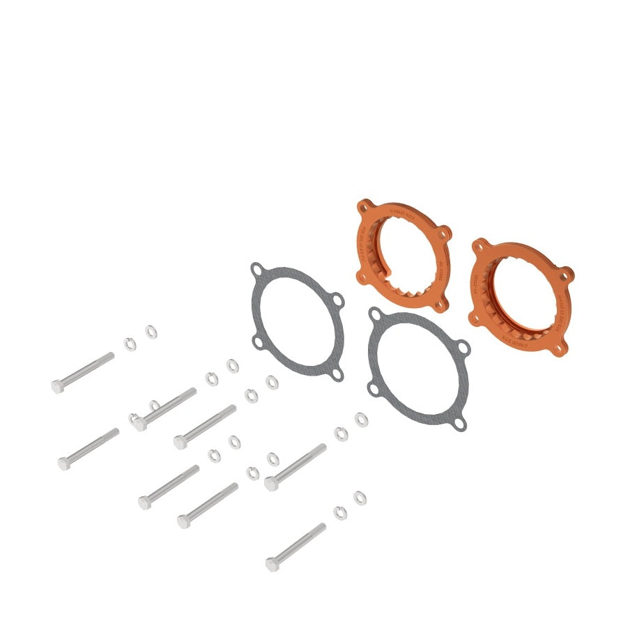 aFe aFe 2024 Ford Mustang GT/ 2024 Ford Mustang Dark Horse V8 5.0L Silver Bullet Throttle Body Spacer
