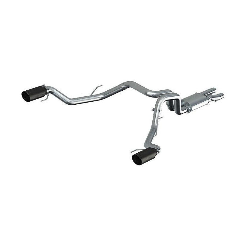 MBRP MBRP 17-20 Ford F-150 Raptor 3.5L Ecoboost Dual Rear Exit T409 3in Resonator Back Exhaust System