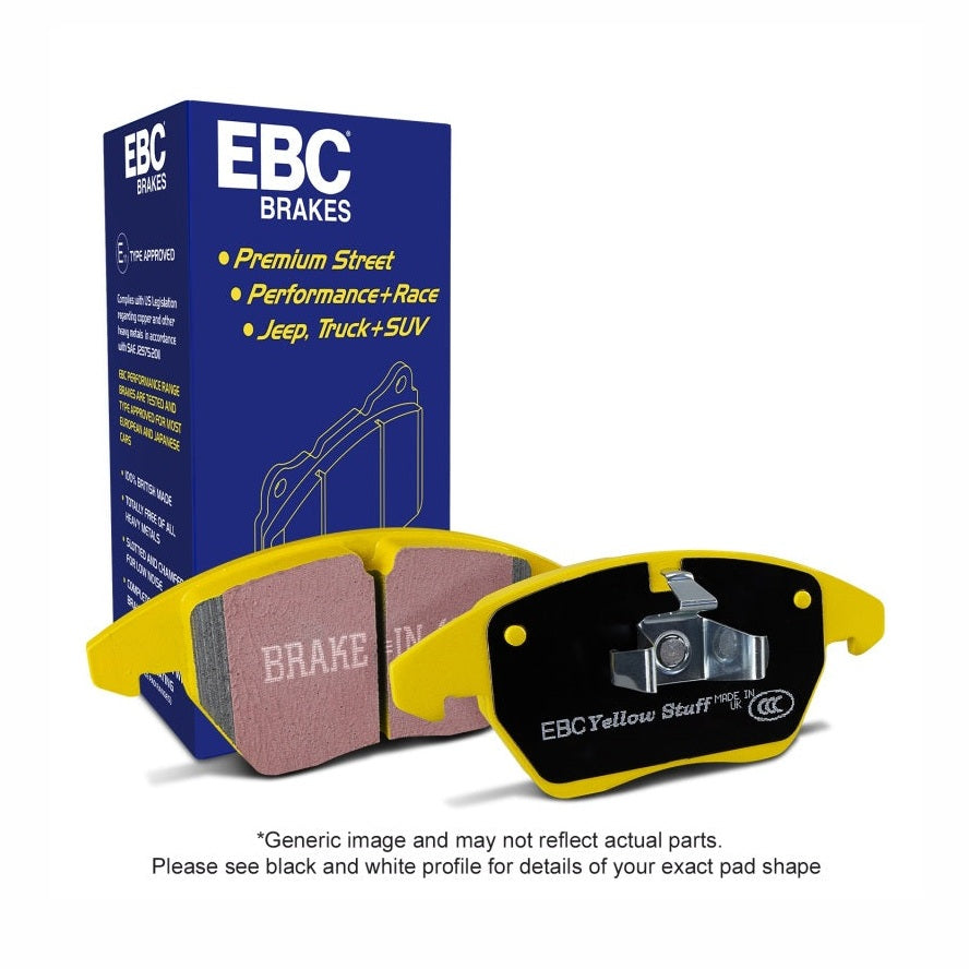 EBC EBC 15+ Ford Mustang 5.0 Performance Pkg Yellowstuff Front Brake Pads
