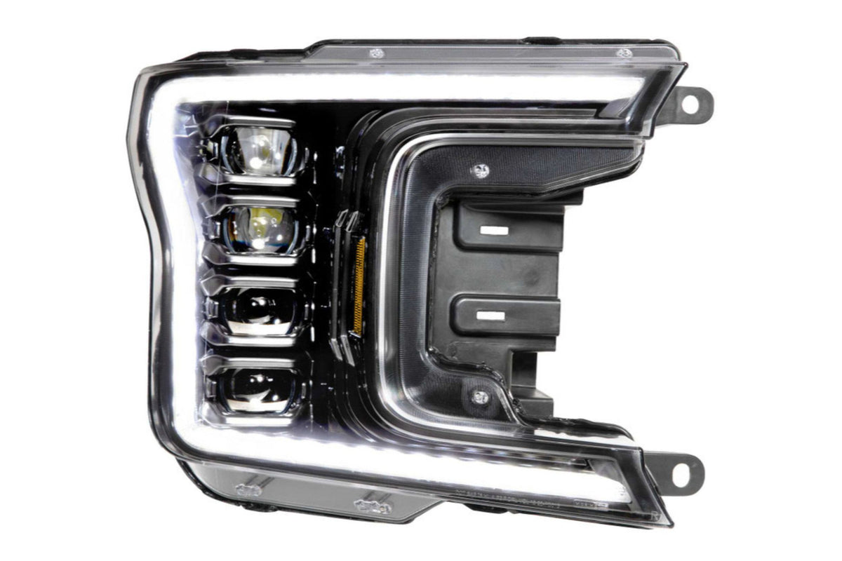XB LED Headlights: Ford F-150 (18-20 / White DRL / Set)