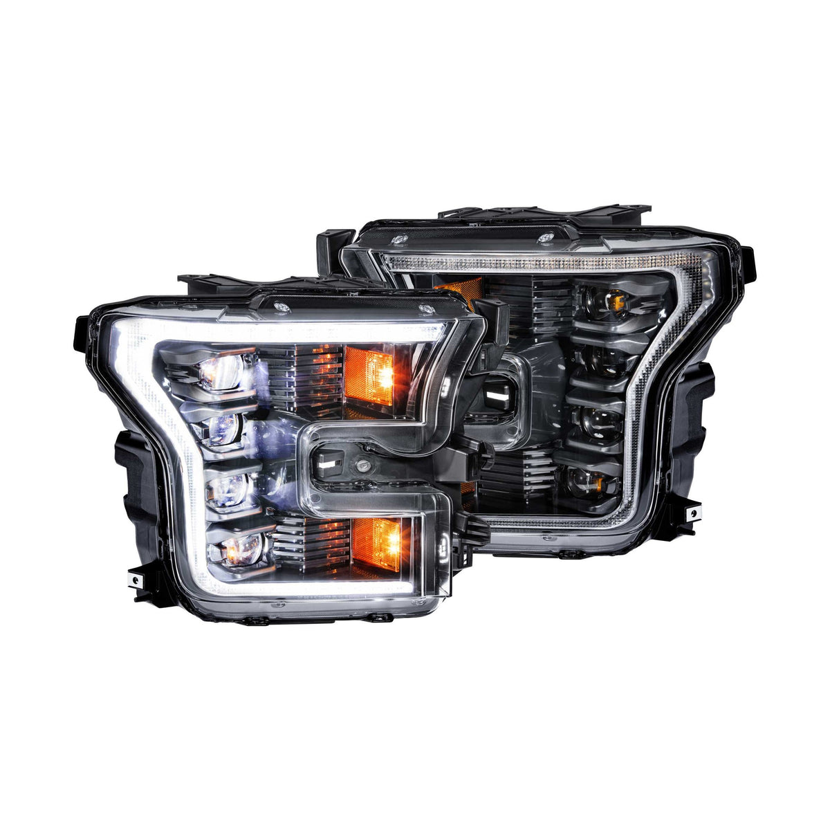 XB LED Headlights: Ford F-150 (15-17 / White DRL / Set)