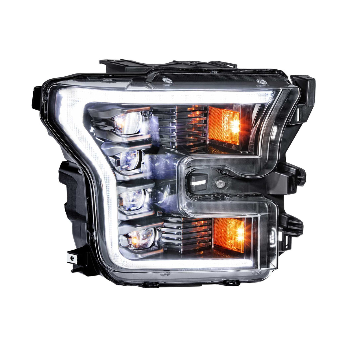 XB LED Headlights: Ford F-150 (15-17 / White DRL / Set)