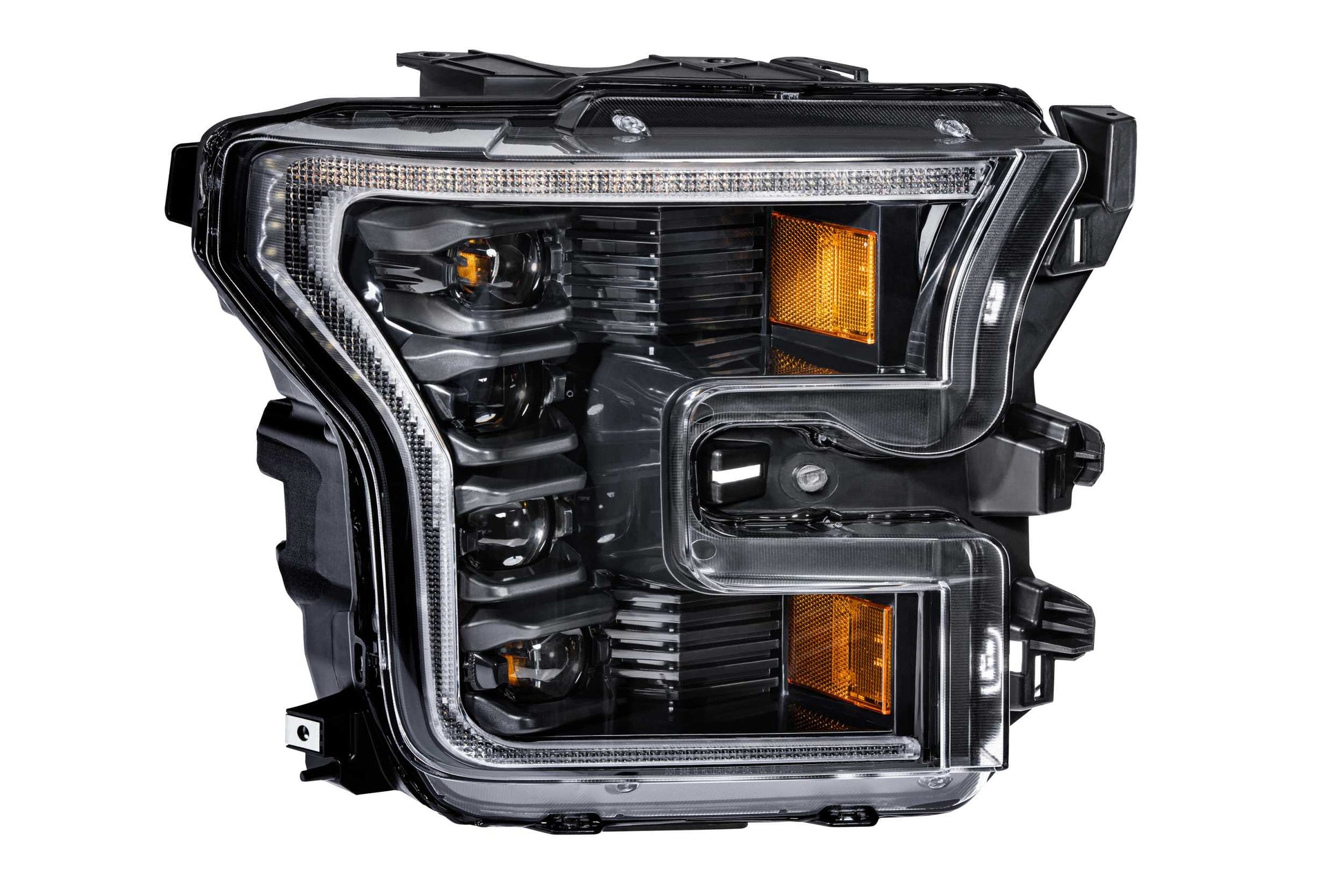 XB LED Headlights: Ford F-150 (15-17 / Amber DRL / Set)
