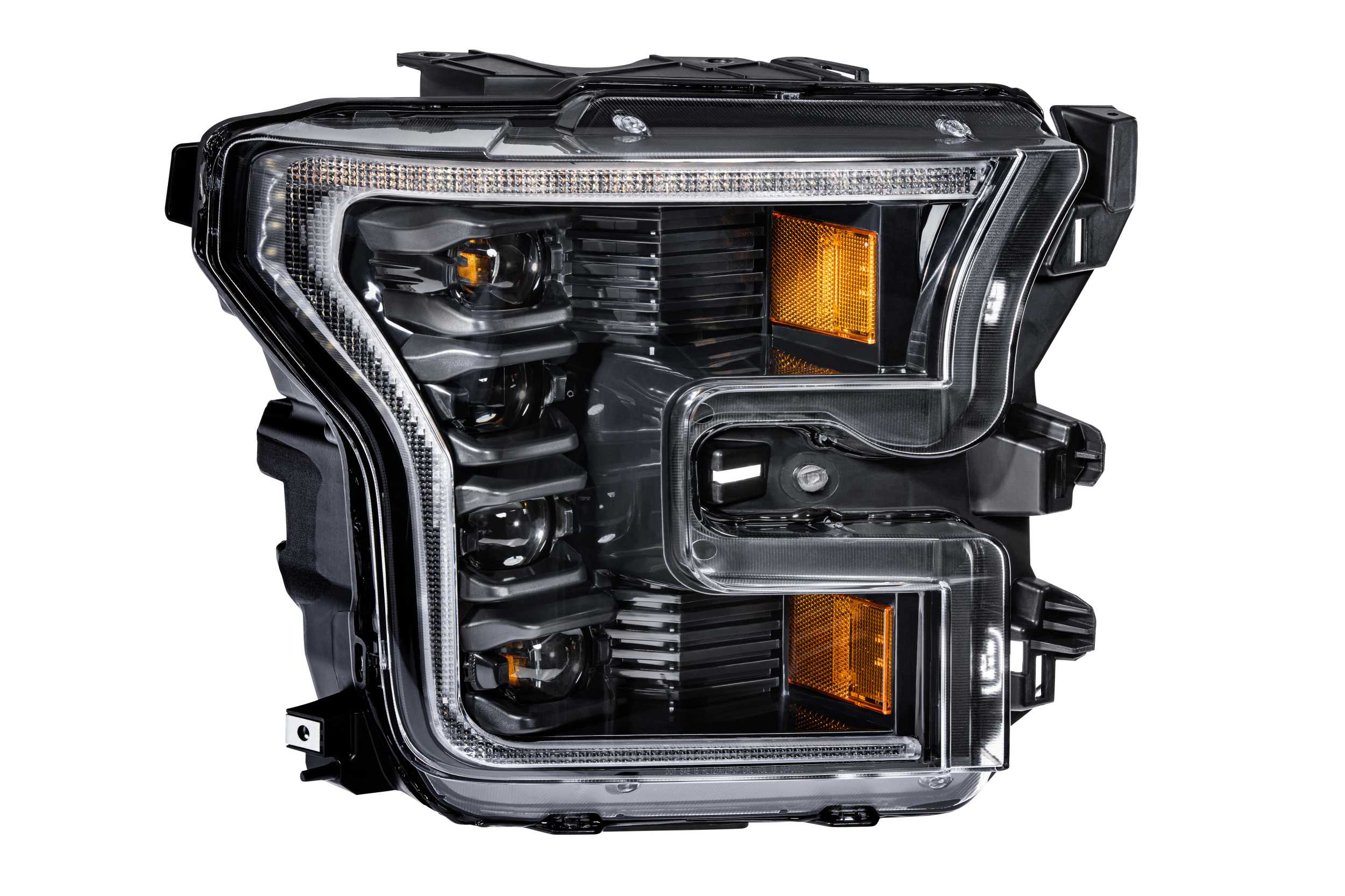 XB LED Headlights: Ford F-150 (15-17 / Amber DRL / Set)