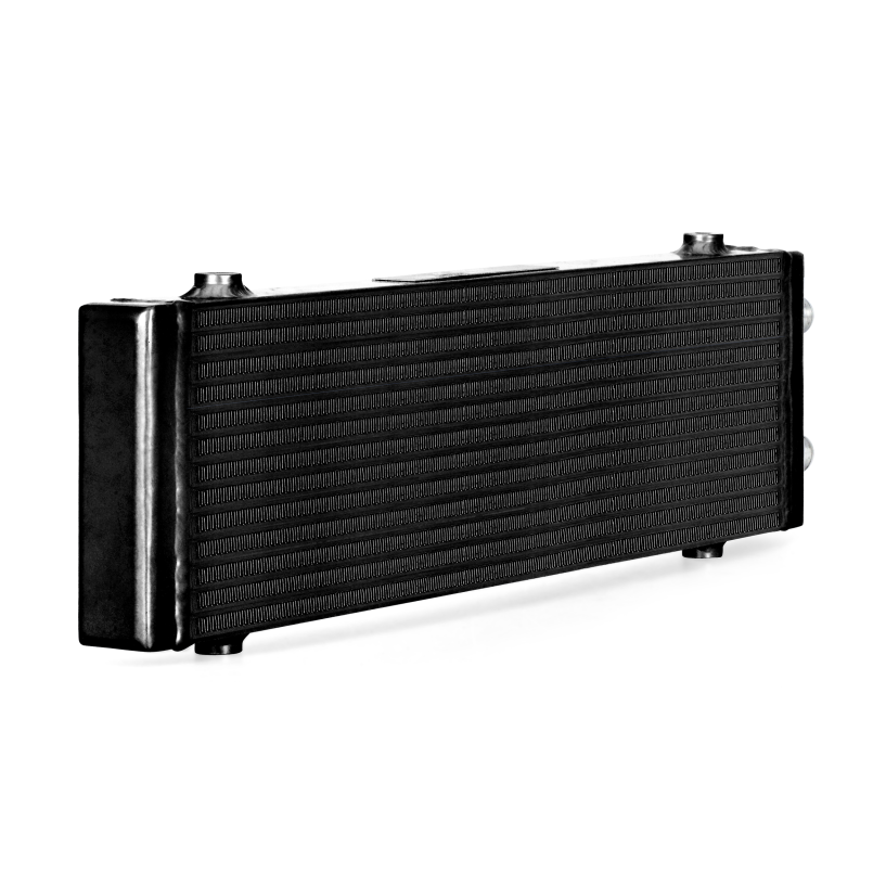 Mishimoto Mishimoto Universal Large Bar and Plate Dual Pass Black Oil Cooler
