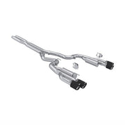 MBRP MBRP 2024+ Ford Mustang 5.0L T304 SS 3in Cat-Back Exhaust w/ Quad Carbon Fiber Tips (Valve Delete)