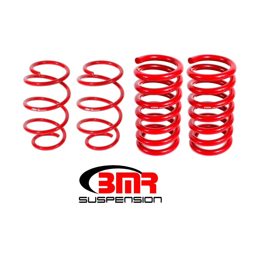 BMR Suspension BMR 15-17 S550 Mustang Drag Version Lowering Springs (Set Of 4) - Red