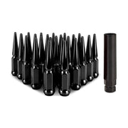 Mishimoto Mishimoto Mishimoto Steel Spiked Lug Nuts M14 x 1.5 24pc Set Black