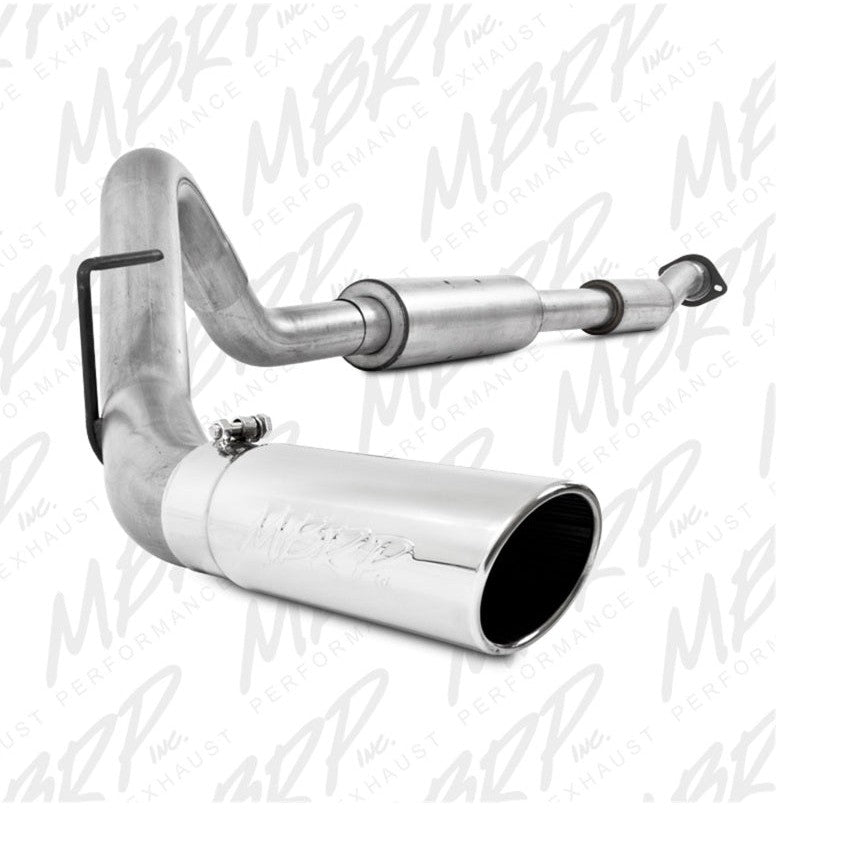 MBRP MBRP 11-13 Ford F150 SVT Raptor 6.2L EC-SB/CC-SB 3.5in Cat Back Single Exit Alum Exhaust System