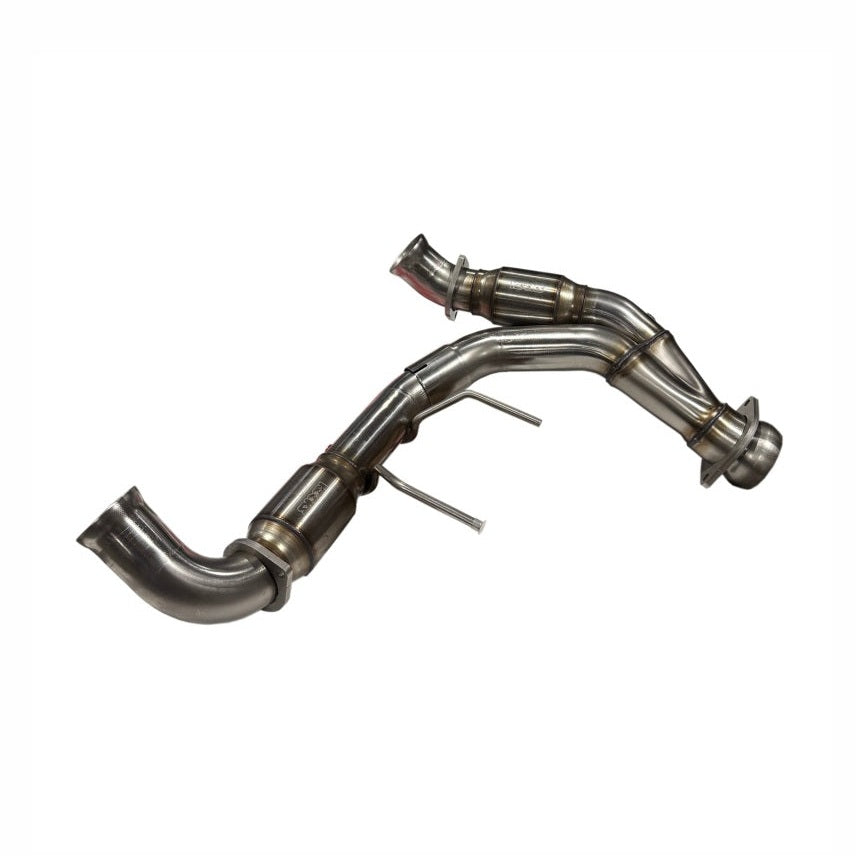 Kooks Headers Kooks 21-23 Ford F150 Coyote V8 5.0L 1-7/8in SS Header w/ GREEN Catted Connection Pipe