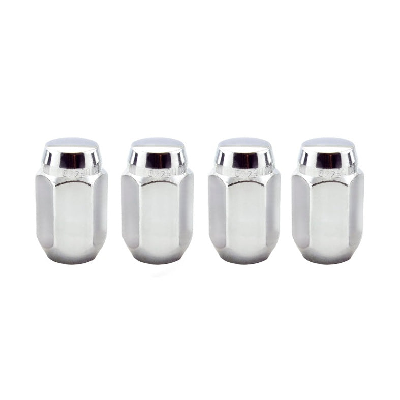 McGard McGard Hex Lug Nut (Cone Seat) 1/2-20 / 13/16 Hex / 1.5in. Length (4-Pack) - Chrome