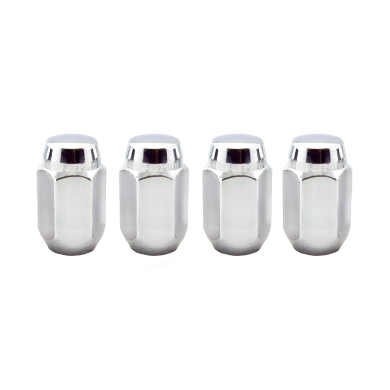 McGard McGard Hex Lug Nut (Cone Seat) 1/2-20 / 13/16 Hex / 1.5in. Length (4-Pack) - Chrome
