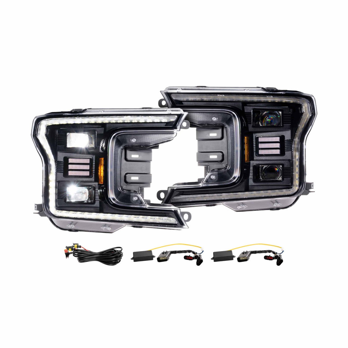 XB Hybrid LED Headlights: Ford F-150 (18-20 / Set)