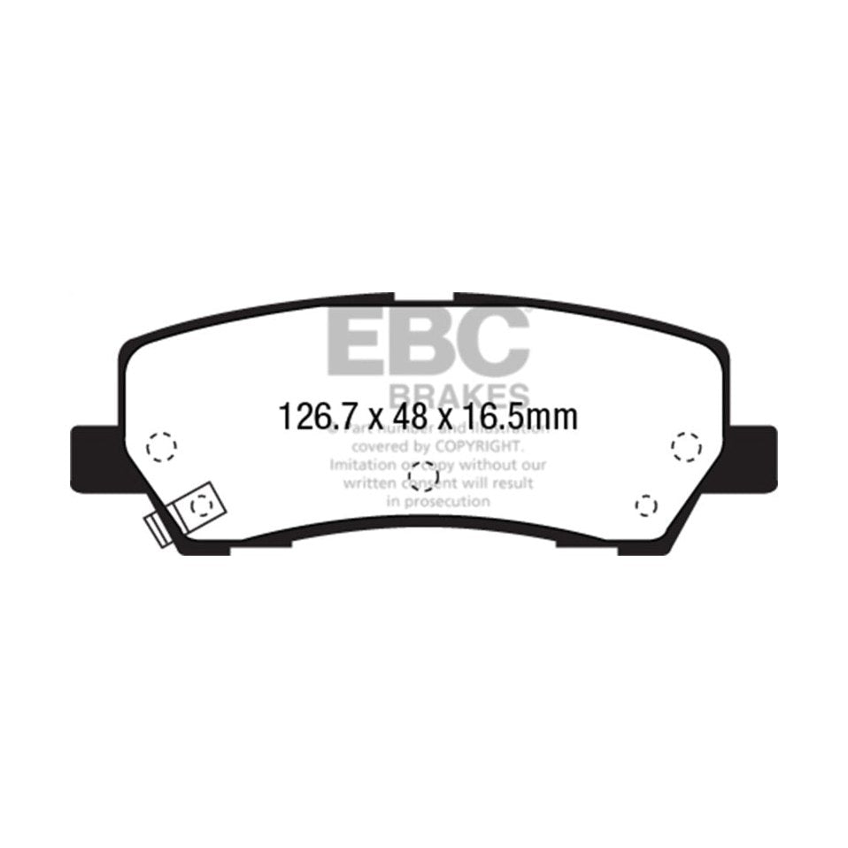 EBC EBC 15+ Ford Mustang 2.3 Turbo Redstuff Rear Brake Pads