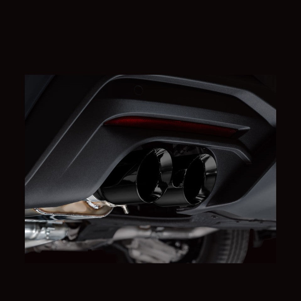 AWE Tuning AWE 2024 Ford Mustang GT Fastback S650 RWD SwitchPath Cat-Back Exhaust w/ Quad Diamond Black Tips, installed