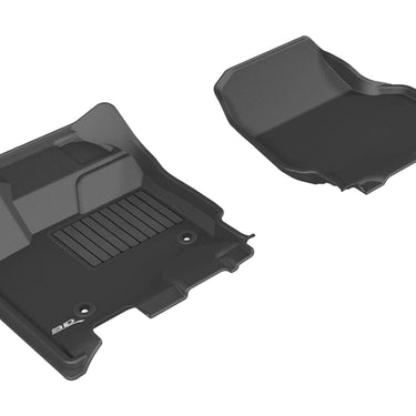 3D MAXpider 2015-2020 Ford F-150 SuperCab/SuperCrew Kagu 1st Row Floormat - Black