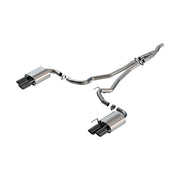 Borla Borla 2024 Ford Mustang Ecoboost 2.3L ATAK Catback Exhaust Black Chrome w/ Quad Tip - Non-Active