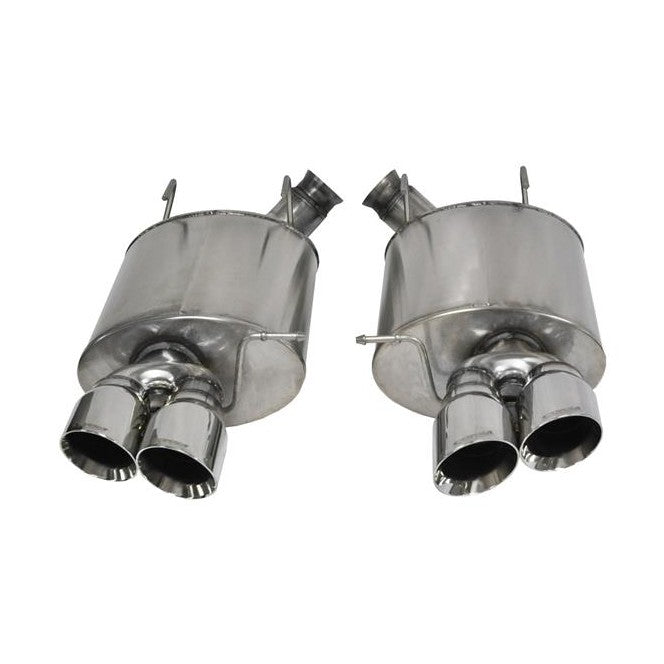 CORSA Performance Corsa 2013-2014 Ford Mustang Shelby GT500 5.8L V8 Polished Sport Axle-Back Exhaust