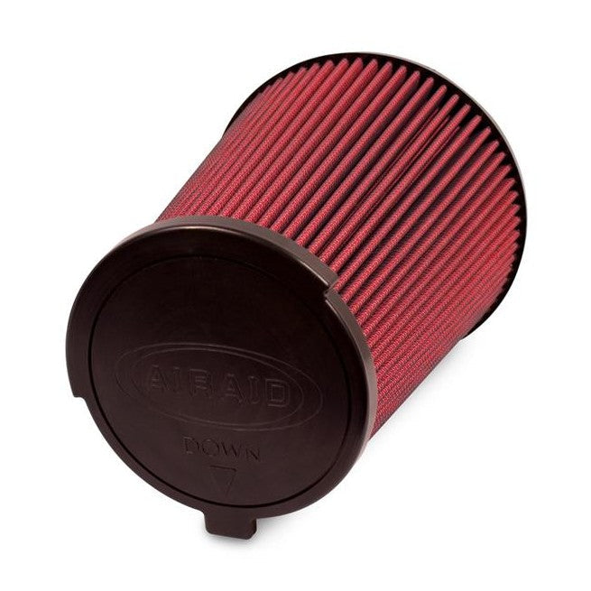 Airaid Airaid 10-14 Ford Mustang Shelby 5.4L Supercharged Direct Replacement Filter - Oiled / Red Media