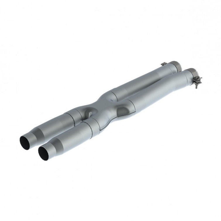MBRP MBRP 16-19 Ford Mustang GT350 3in Resonator Delete X-Pipe - T409
