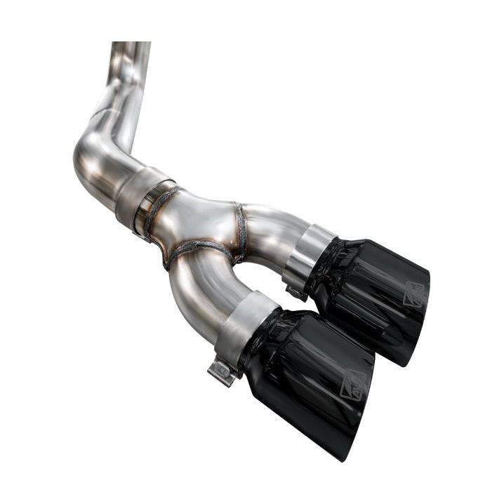 AWE Tuning AWE 21-25 Ford F150 (14th Gen Reg Cab) Cat-Back Exhaust - 4.5in Dual Side Exit Diamond Black Tips