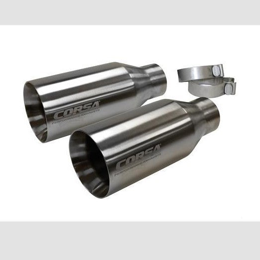 CORSA Performance Corsa 2017-2020 Ford F-150 Raptor 3in Inlet / 5in Outlet Satin Polished Tip Kit (For Corsa Exh Only)